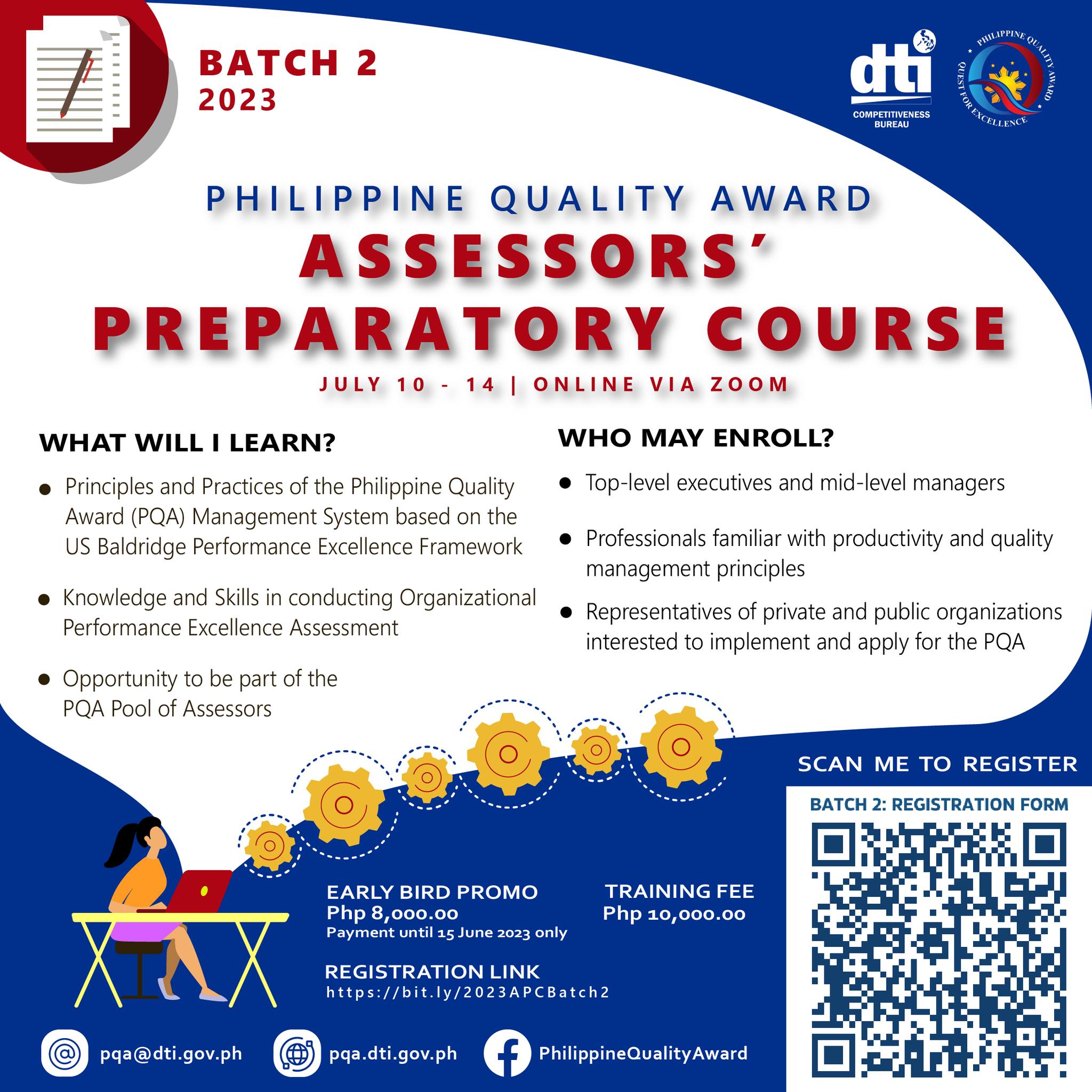 Interested to be... - Philippine Quality Award (PQA) Program