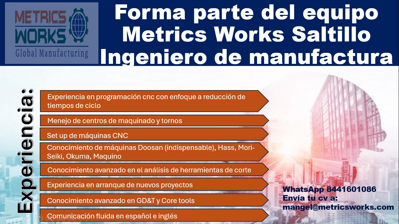 Metrics Works Saltillo | Ramos Arizpe