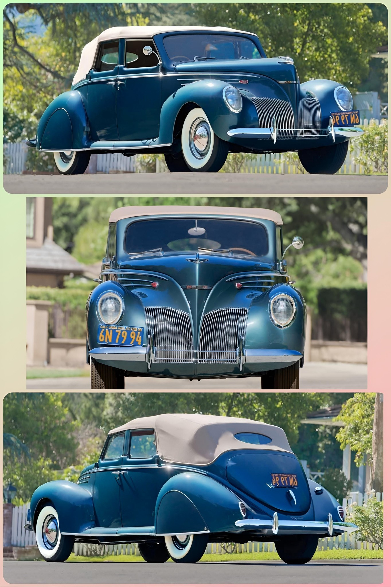 1940 Lincoln-Zephyr Continental V12 Convertible