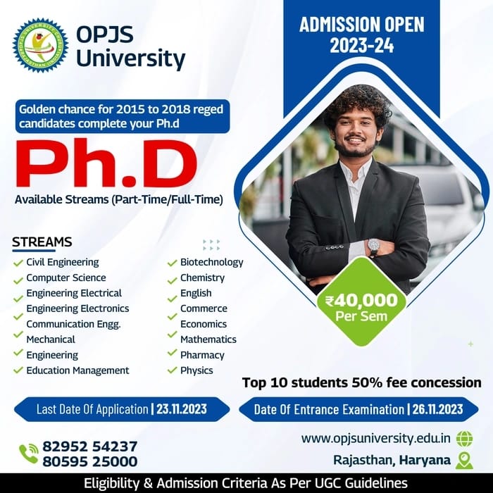 OPJS University | Churu