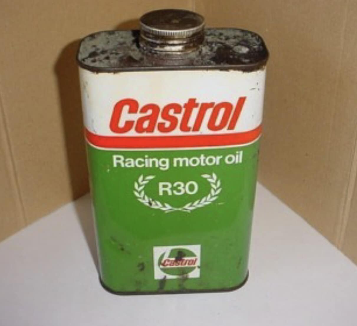 Castrol R30 two-stroke oil brings back racing memories