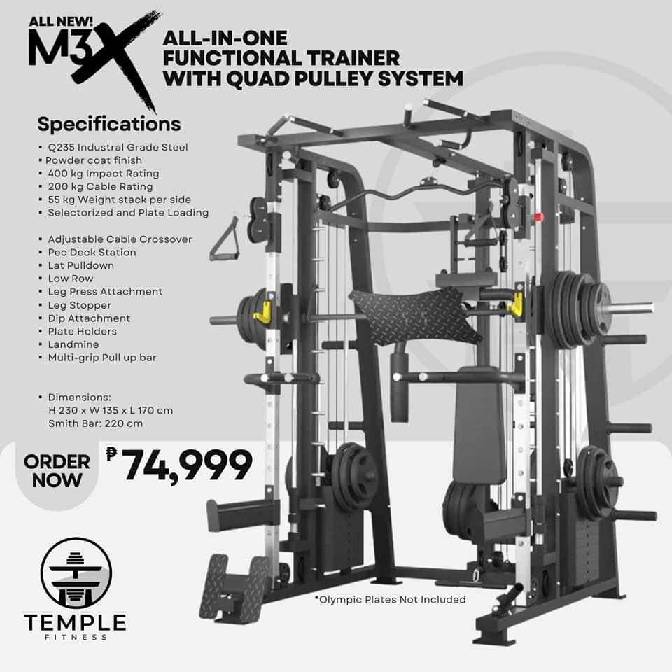 🚨ALL NEW 🚨 👉🏽 M3X All-In-One... - Temple Fitness Philippines