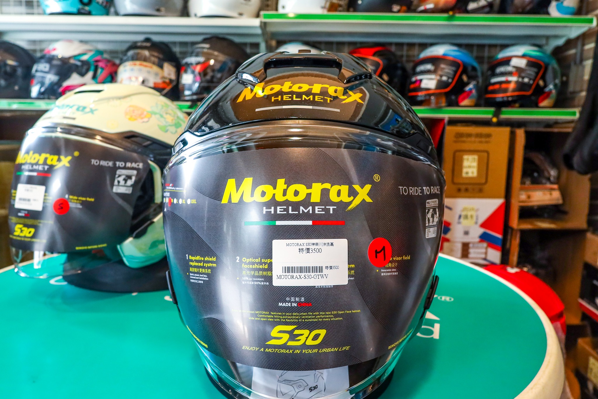 摩托酷客大社店 - 昨天一頂超美Motorax🥹 今天來一頂特仕版‼️ 🌊Motorax 神奈川沖浪裹🌊...