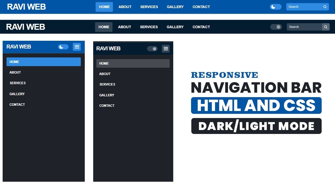 How To Create Responsive... - Ravi Web - Html Css JavaScript | Facebook