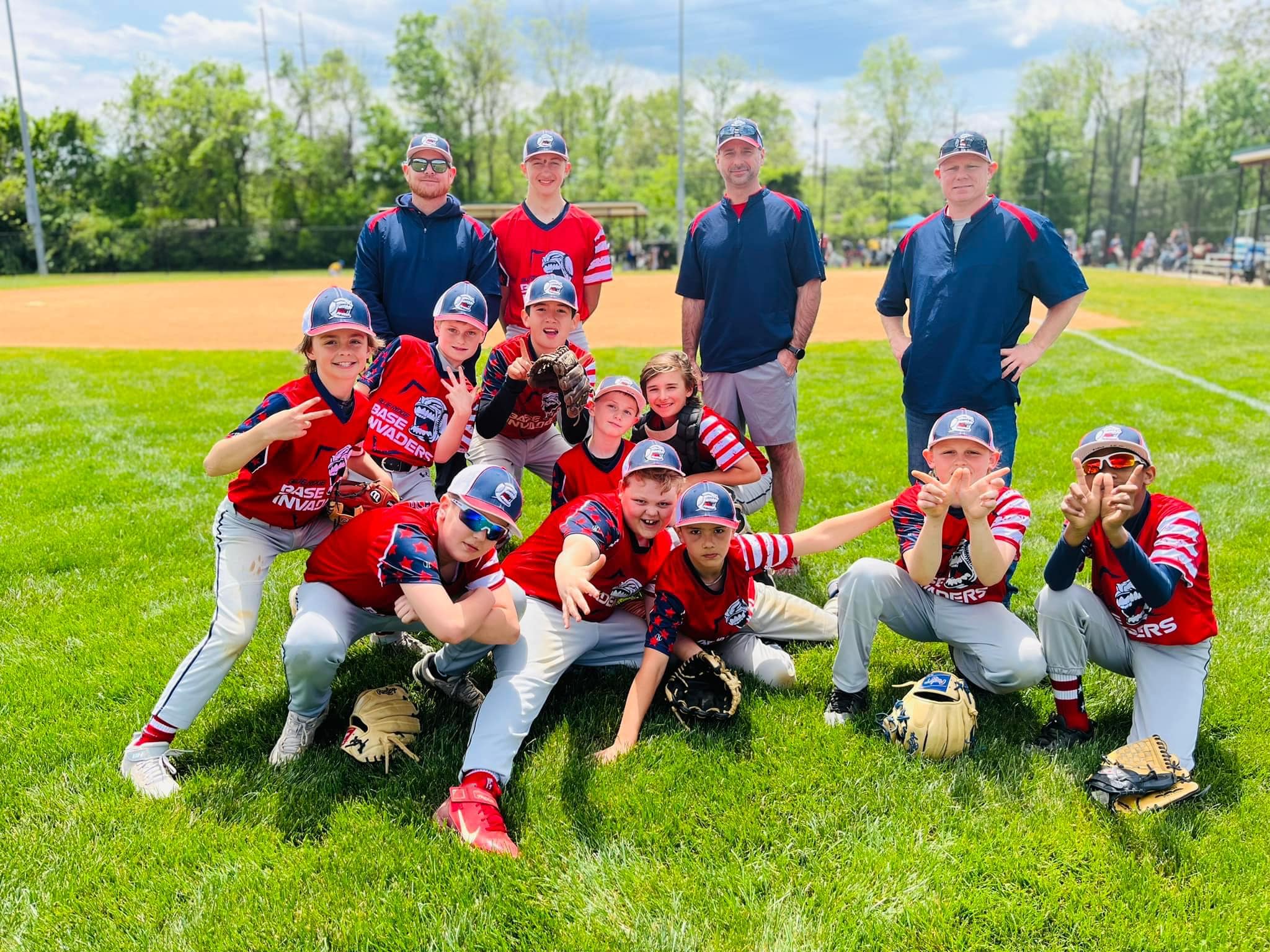 Mark - Blue Ridge Base Invaders playing ball in Salem. Looking good ...