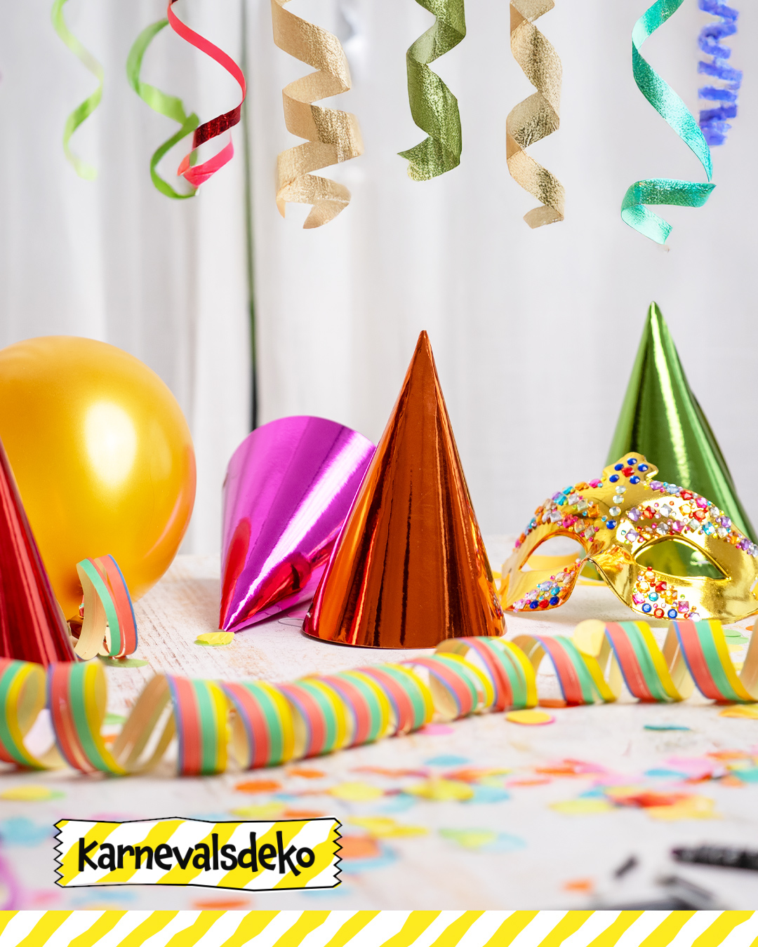 Ihr braucht noch schnell Deko für eure Karnevalsparty? 😱 Macht euch nicht jeck. Kommt einfach vorbei! 🐻🎊