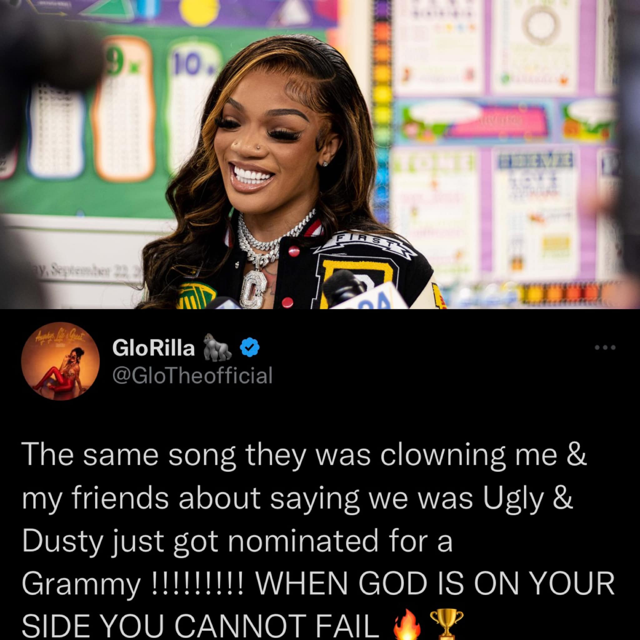 ITSONLYENTERTAINMENT.net - Gloria “Glo'Rilla'' Woods got a message for ...