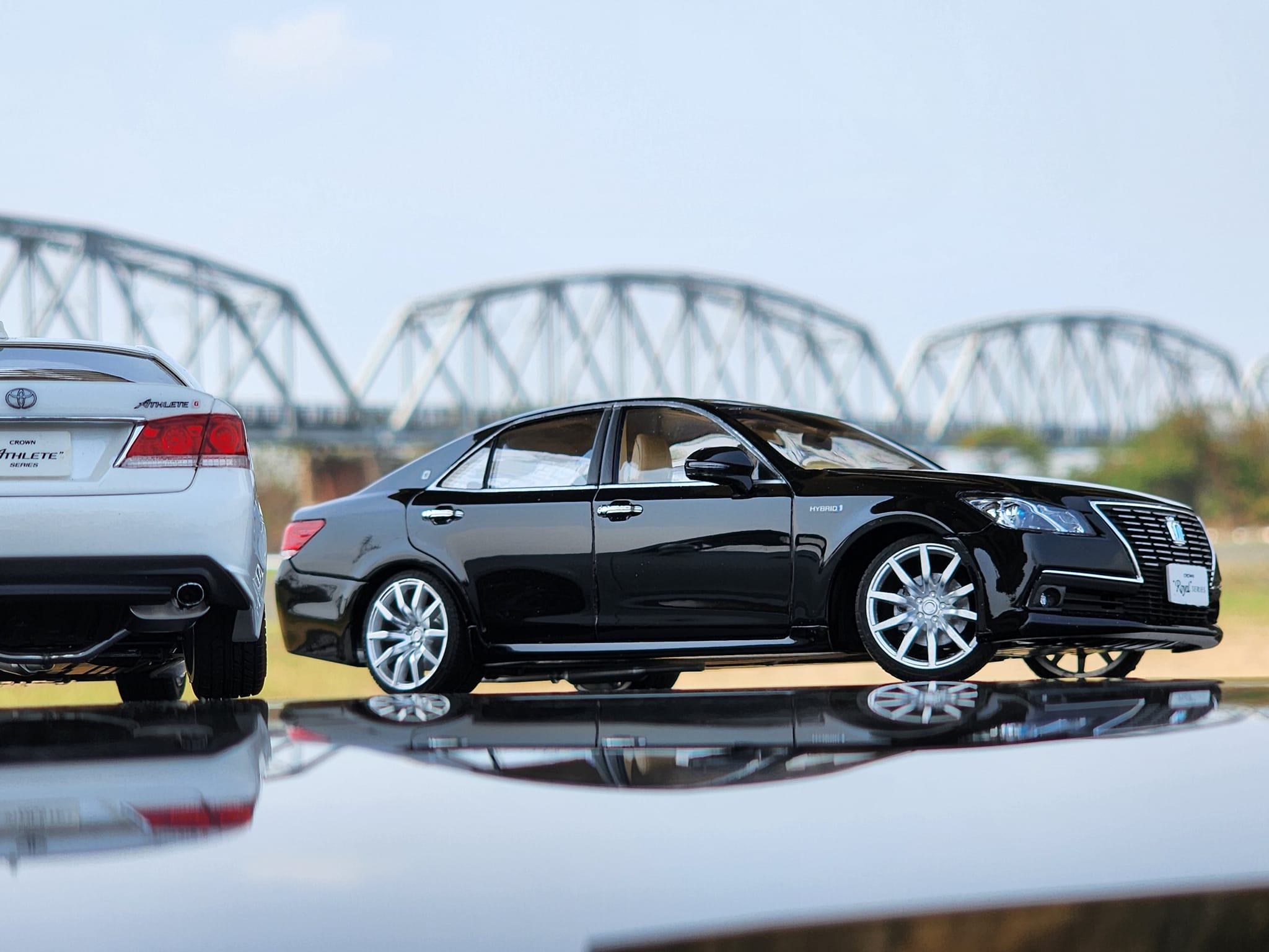Voiture Miniature Diapet - Toyota Crown G-43 - Occasion, Couleur Grise