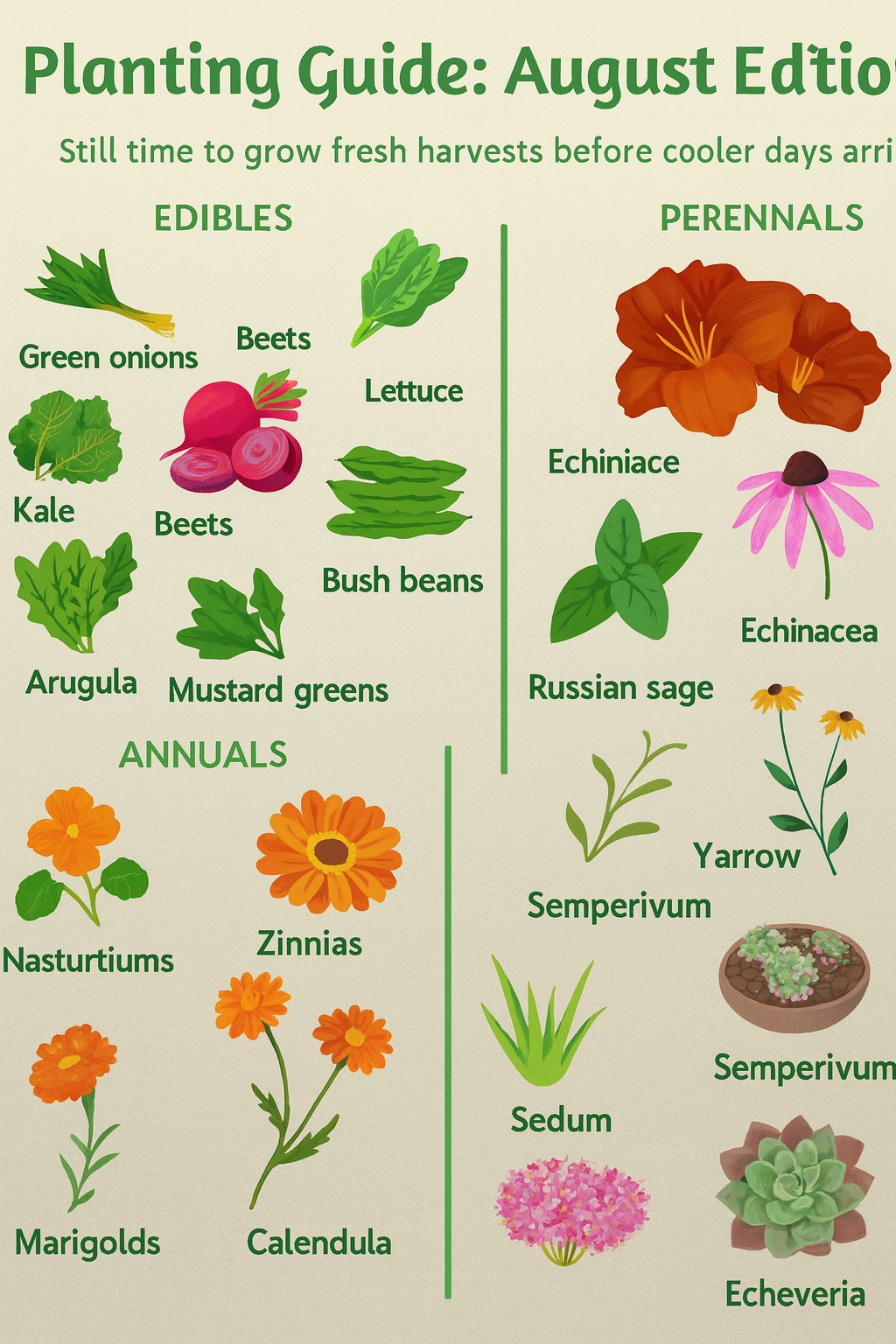Grow - What You Can Still Plant in August (Before the First Frost ...