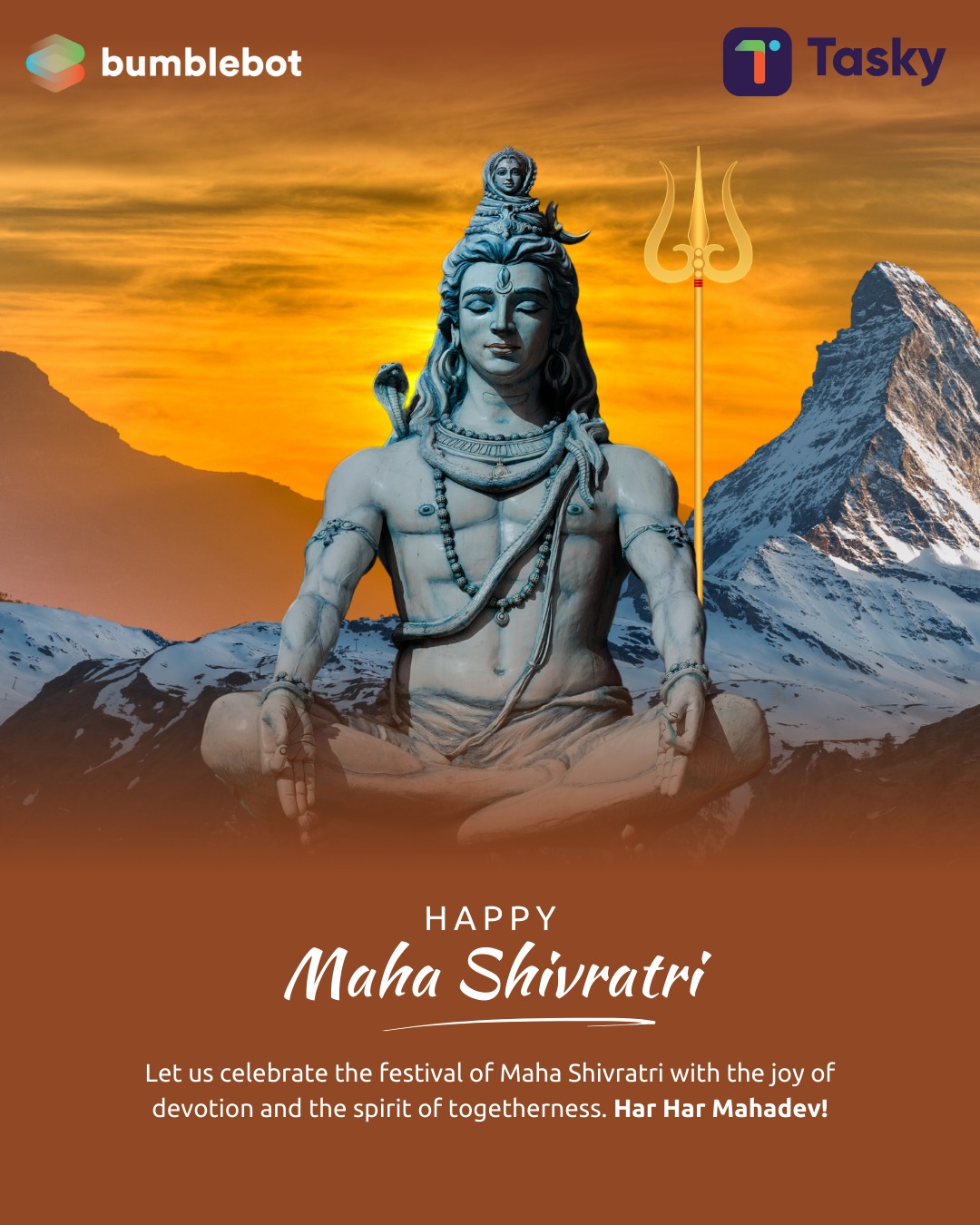 Bumblebot - On this sacred occasion of Mahashivratri, may Lord Shiva ...