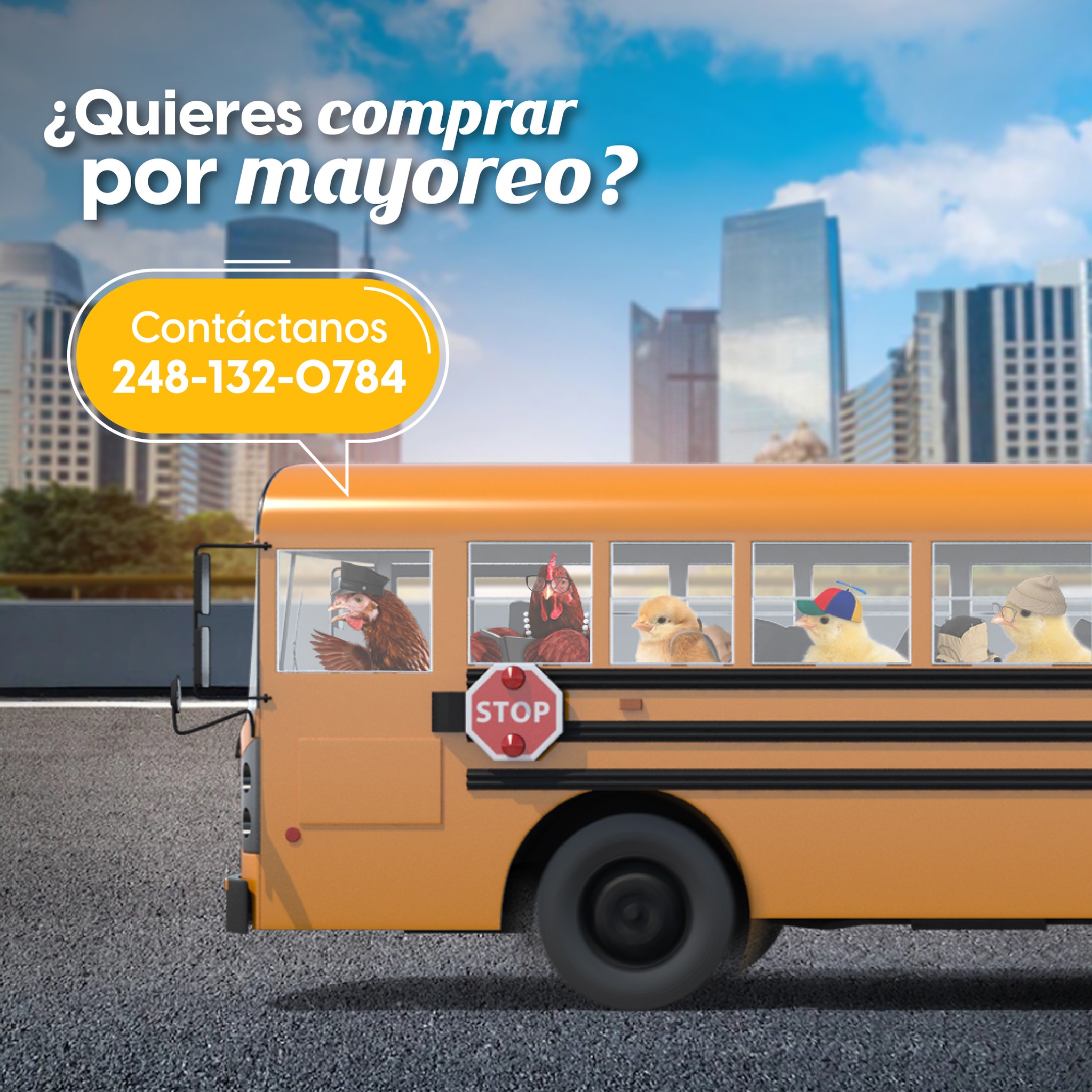 Avícola Johnny - ¡Todos a bordo!🚌 🐥Si necesitas comprar...