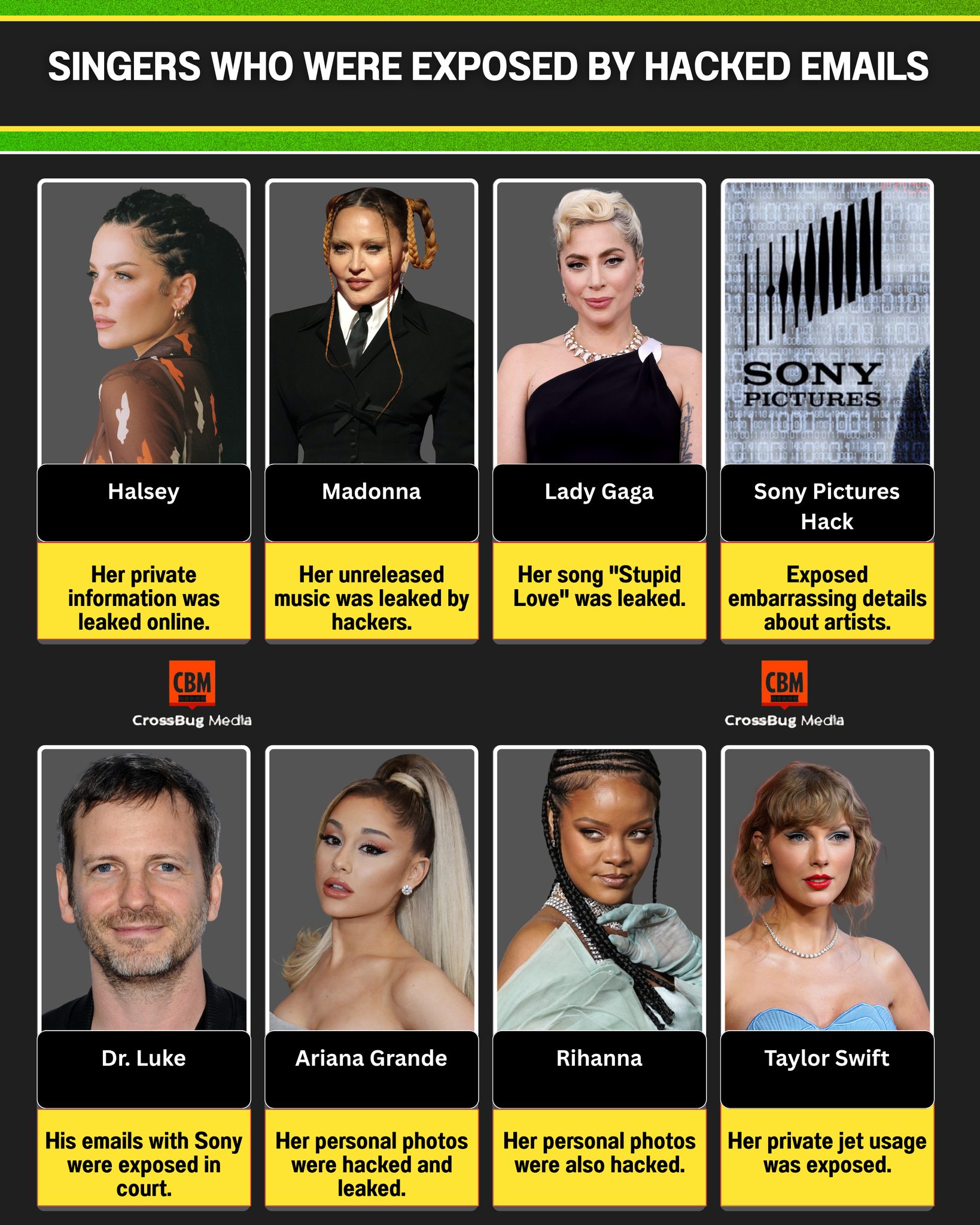 💻📩 SINGERS WHO WERE EXPOSED BY HACKED... - Crafted Creations | Facebook