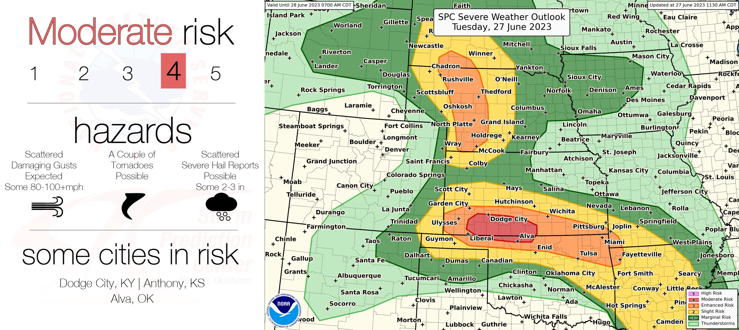 A Moderate Risk of... - NOAA NWS Storm Prediction Center