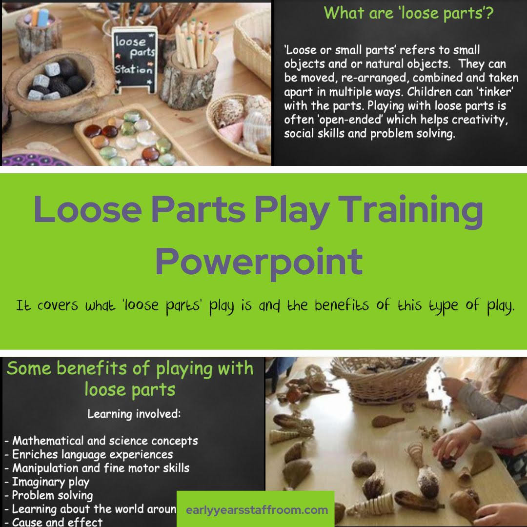 Early - Loose Parts Play PowerPoint Loose Parts PowerPoint Training ...