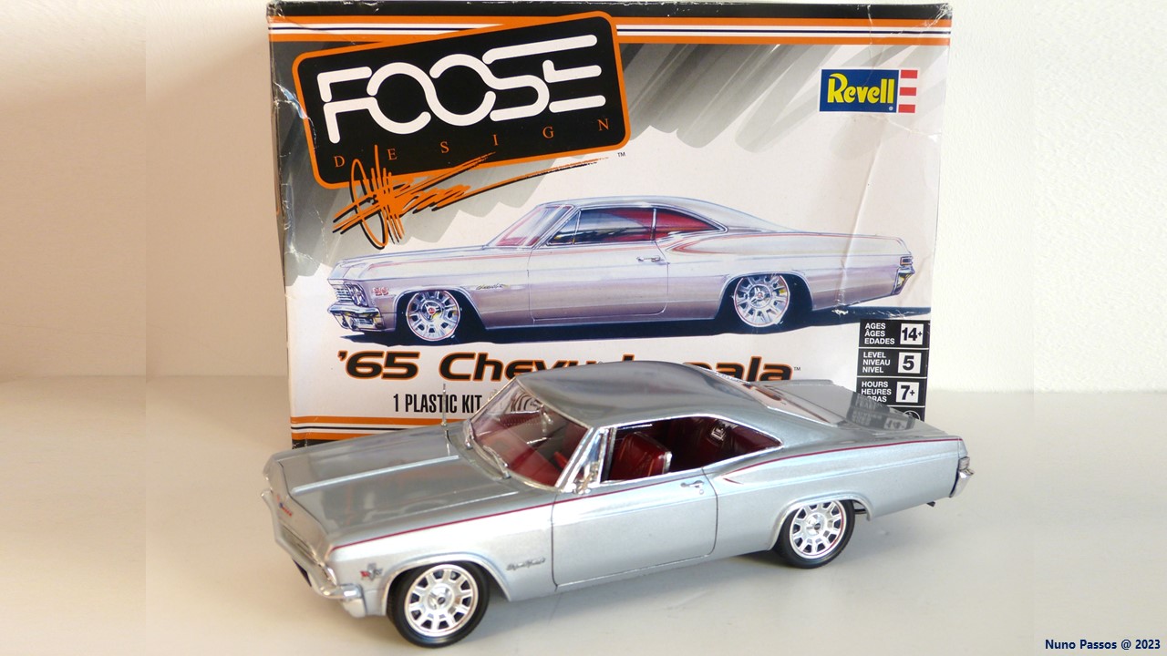 03 of 2023 1965 Chevy Impala, Foose Design (Revell No. 14190 1/25