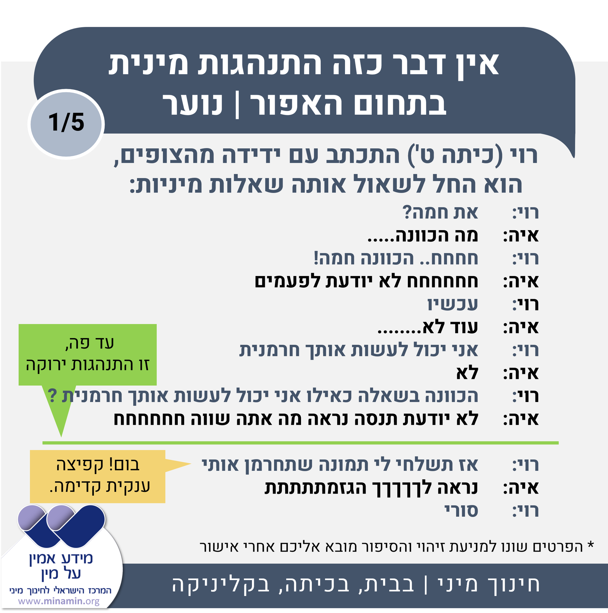 ‎מידע אמין... - מידע אמין על מין - המרכז הישראלי לחינוך מיני