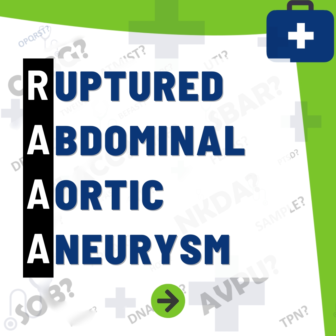 What Does RAAA Stand For? R =... - Pre Hospital Hub | Facebook