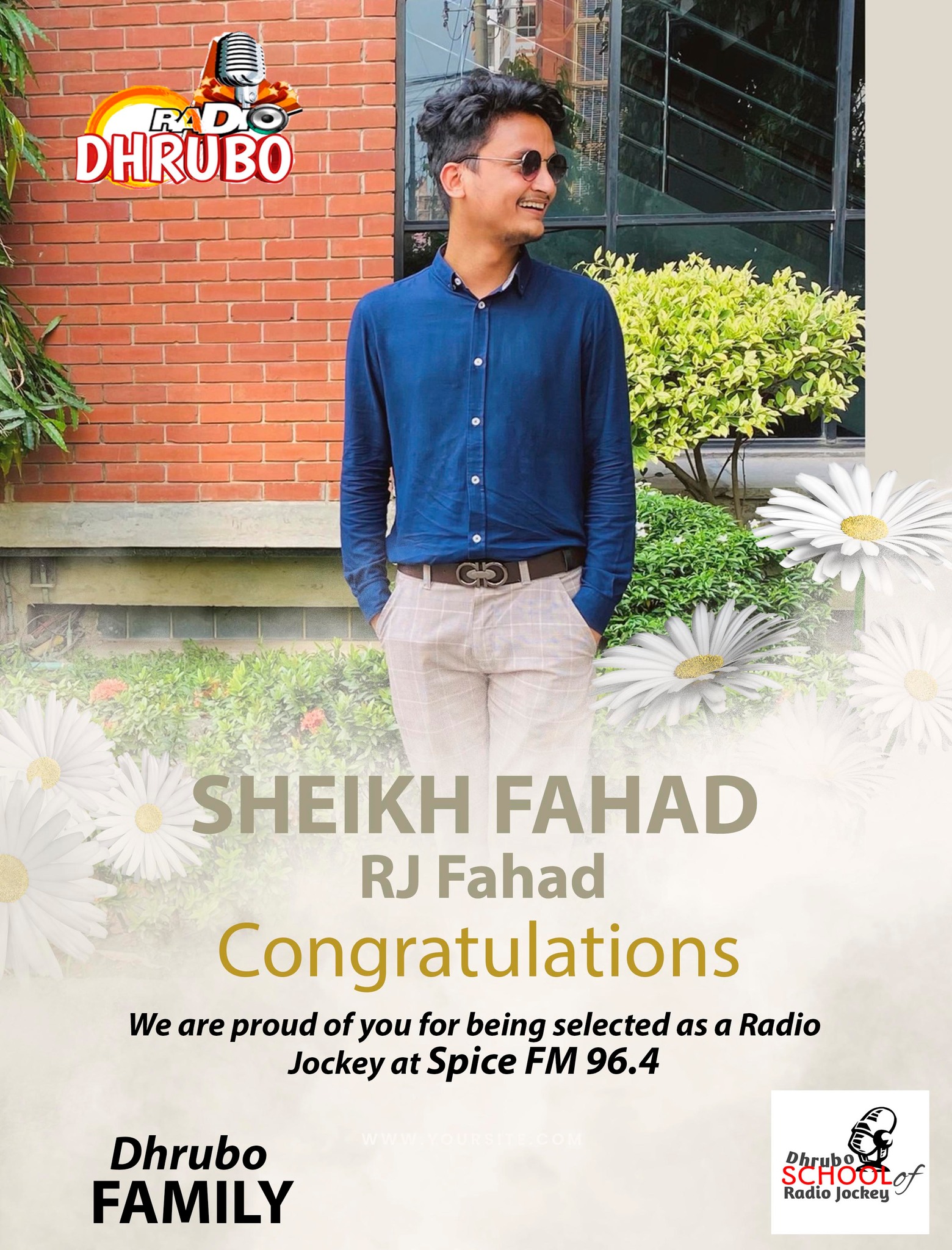 Congratulations RJ Fahad We are proud... - Radio Dhrubo 247