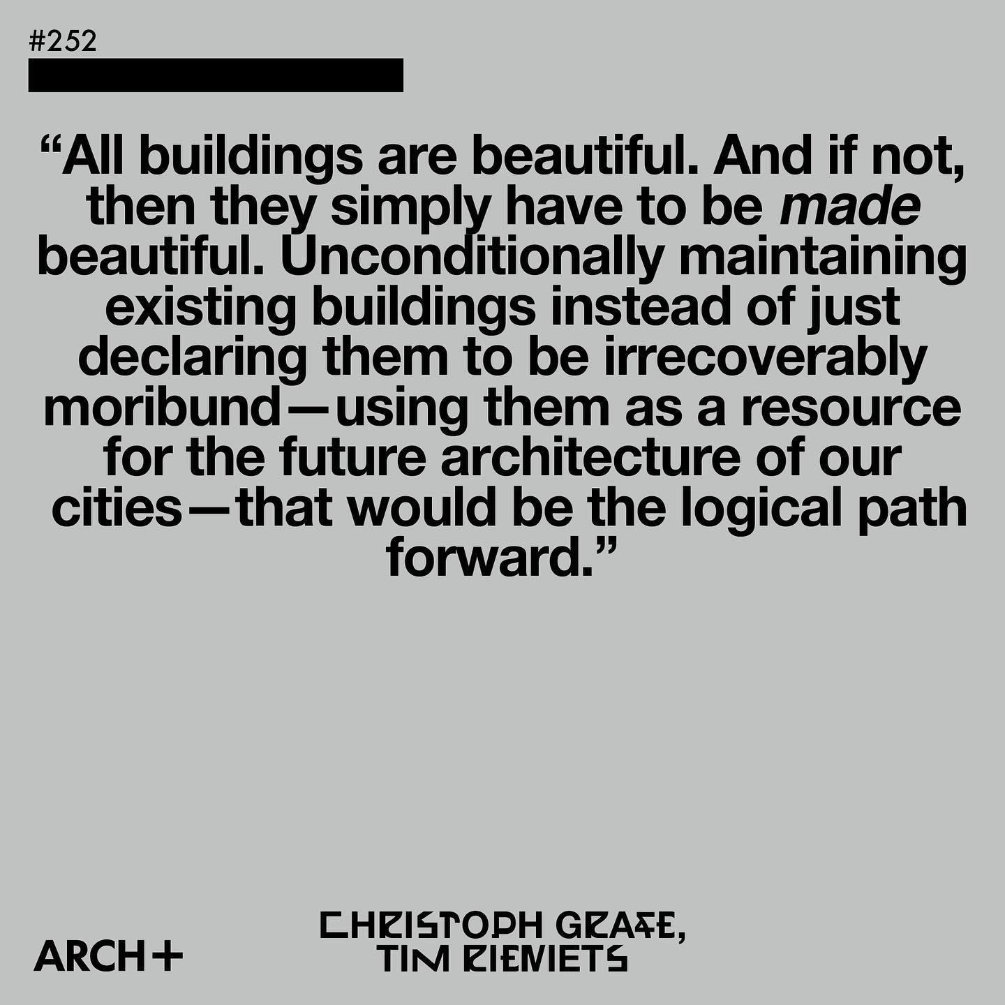 ARCH+ - In 1968, students of the @institutfuerarchitektur...