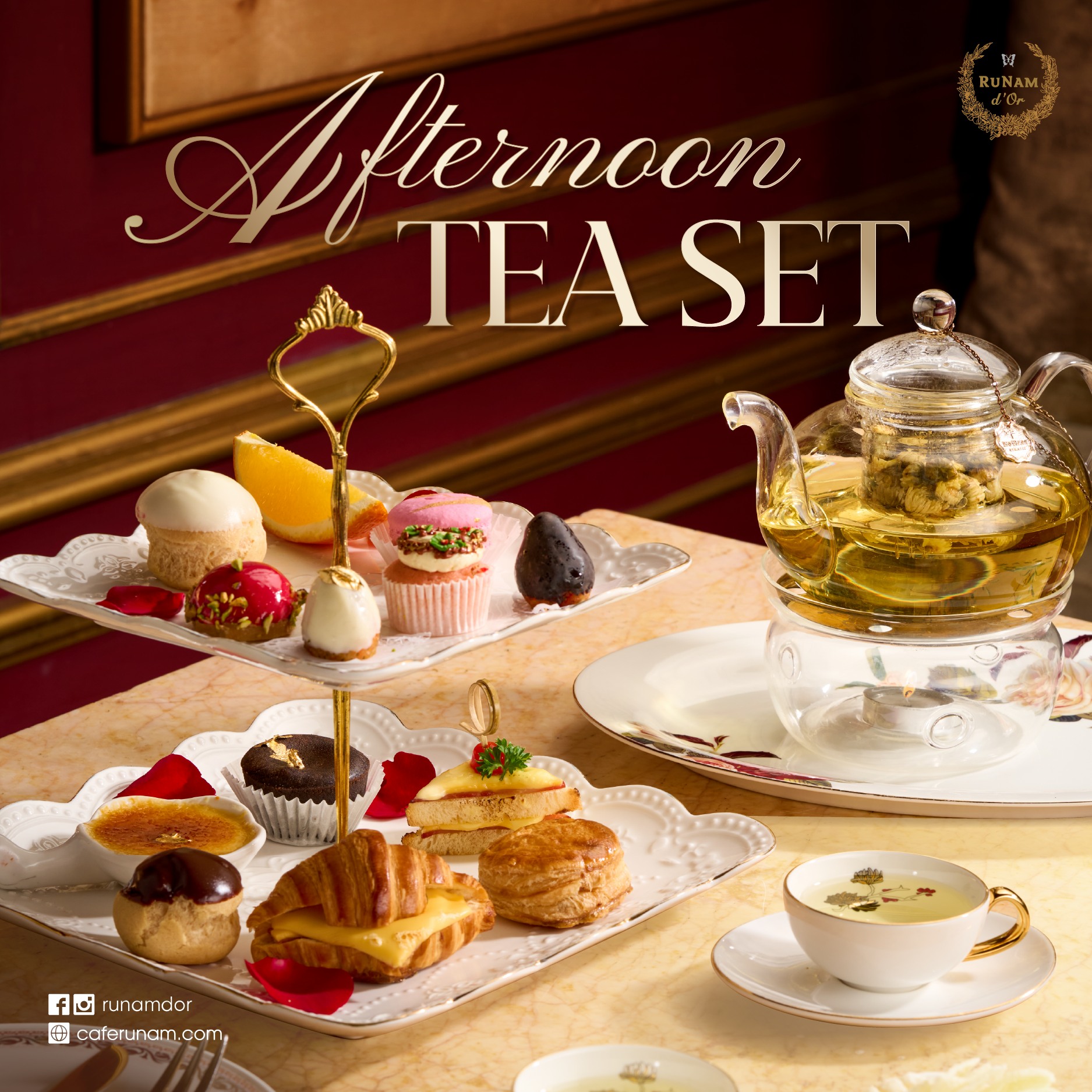 RuNam d'Or - AFTERNOON TEA SET Transform your... | Facebook