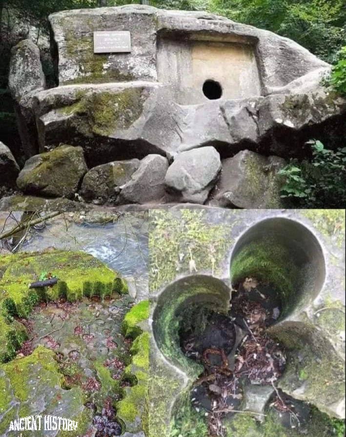 Archeology - Located deep within a lush forest, this mysterious rock ...