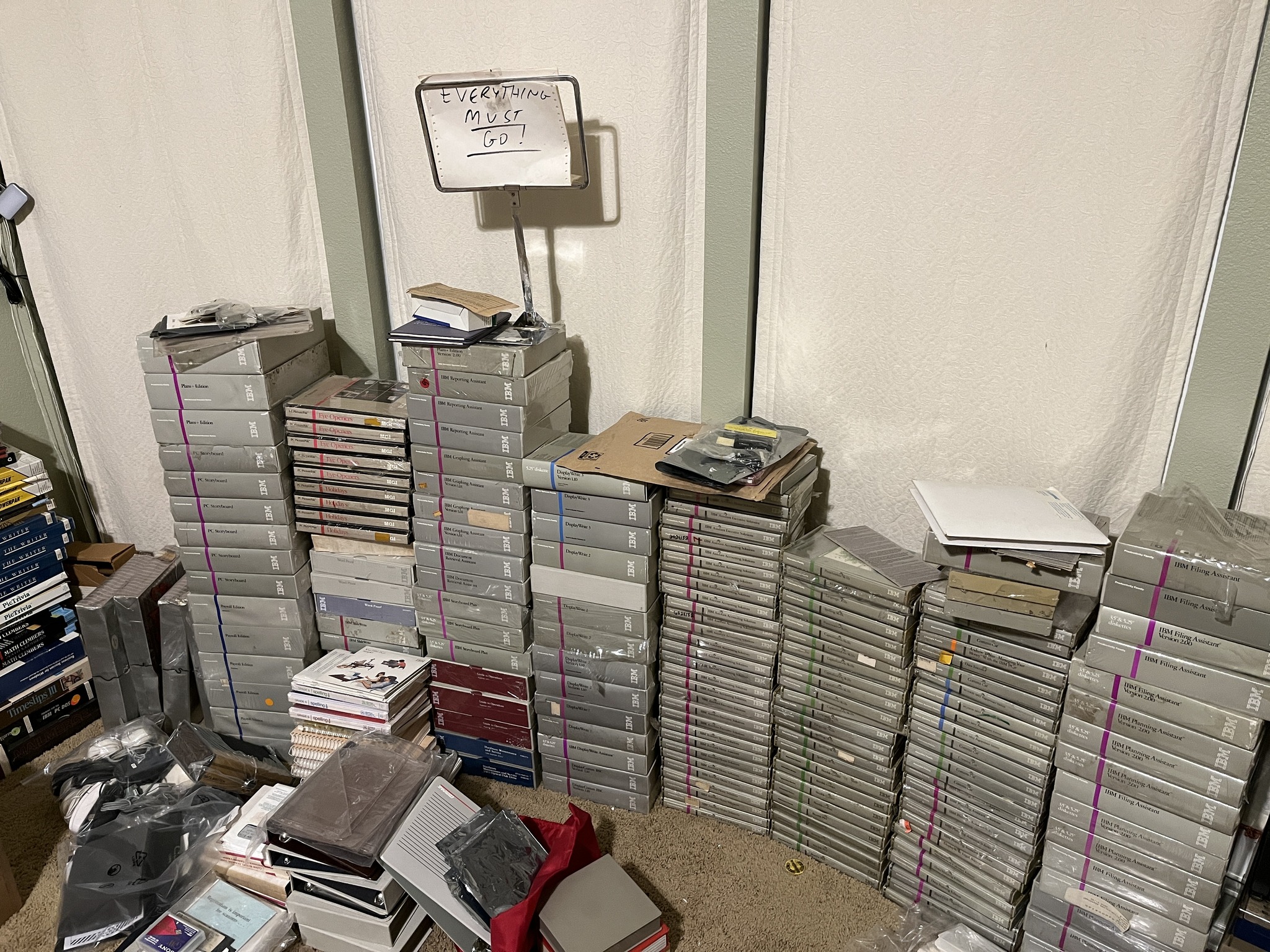 I have a ton of software for Apple, Commodore, Atari, PC, etc for