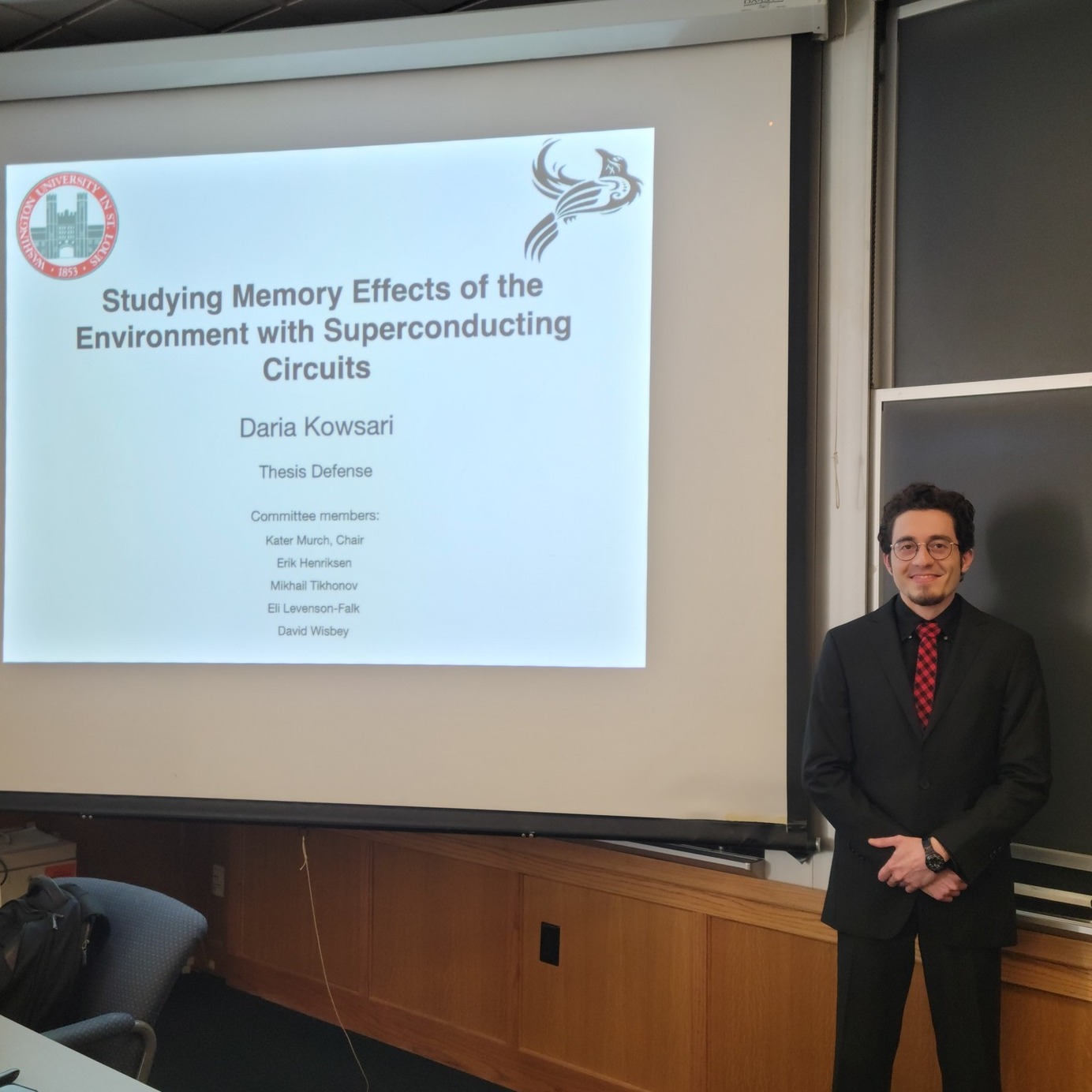 Wash U Physics - Congratulations, Dr. Daria Kowsari! Daria...