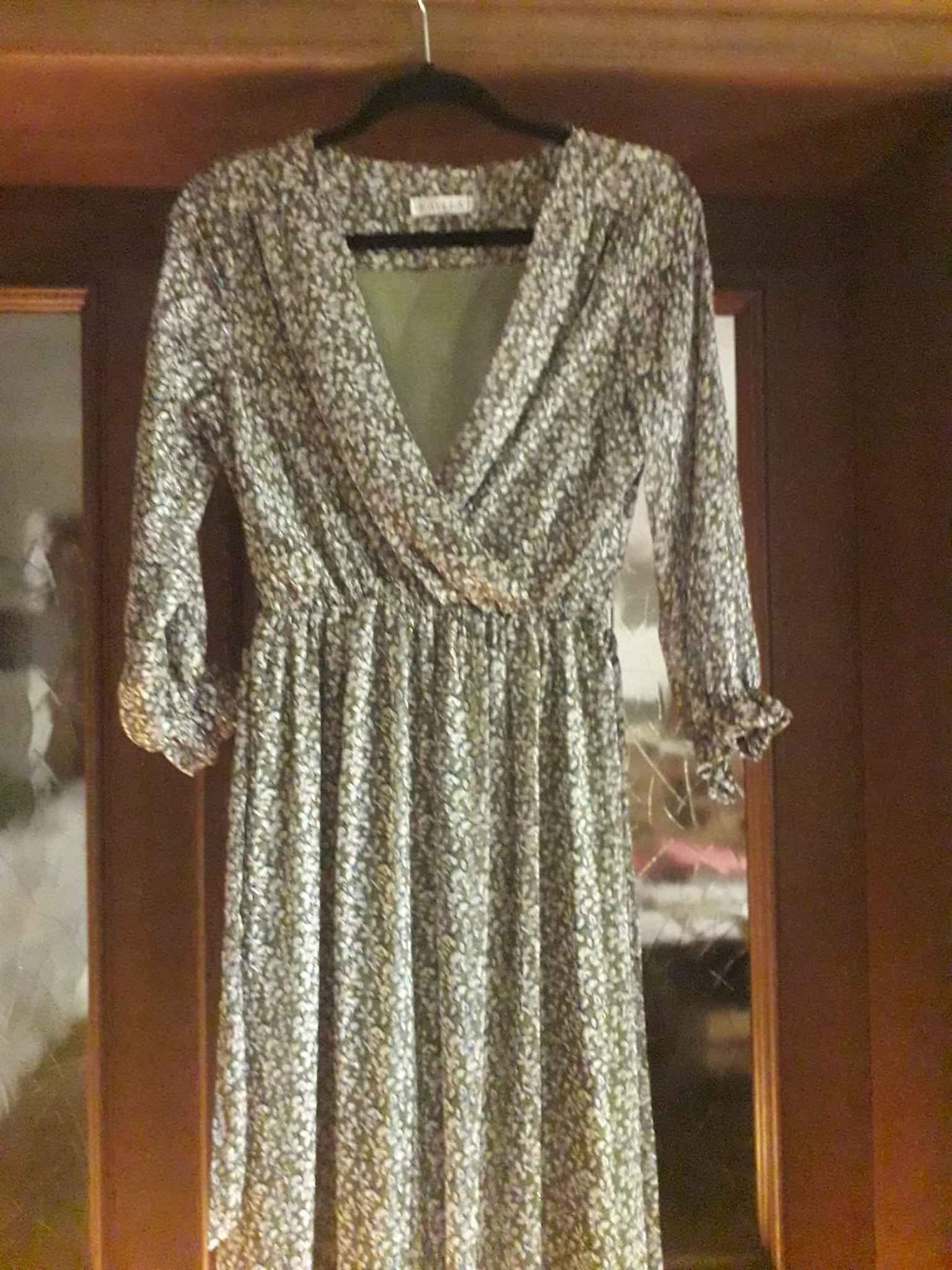 Robe Leopard AB Fashion Marron Taille M - Neuve Sans étiquettes - Style Mini Genou