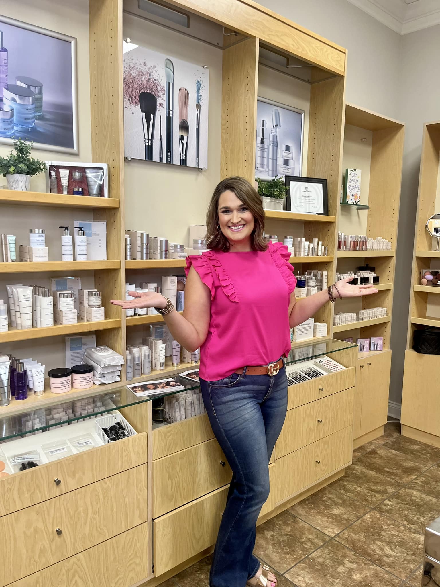 Merle - Thank all of you for supporting Merle Norman and our salon ...