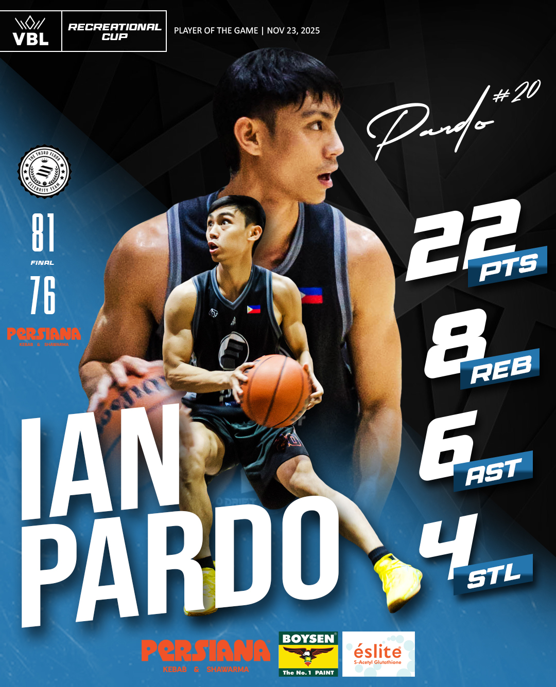 VBL - Ian Pardo was everywhere on the court! 🔥 Dropping 22... | Facebook