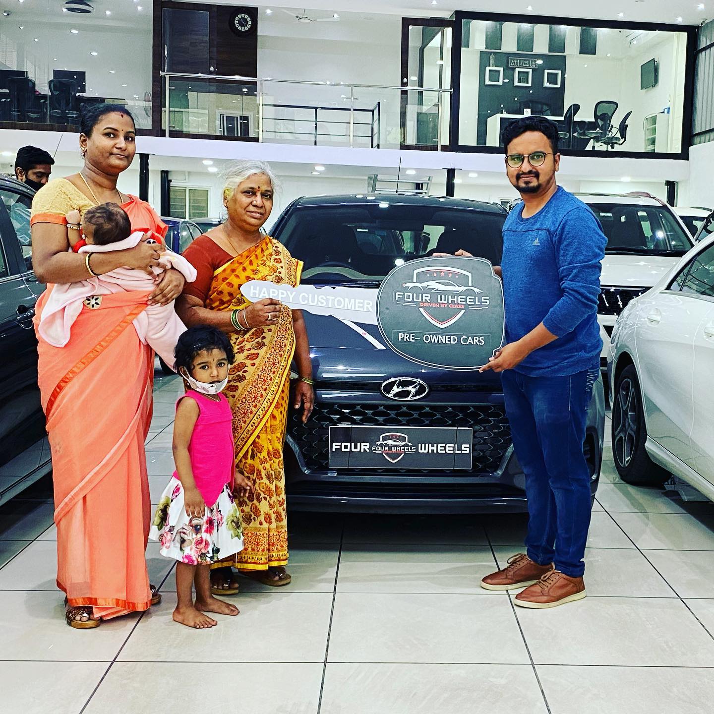 Four Wheels - Congratulations..!! On Your New Set Of...