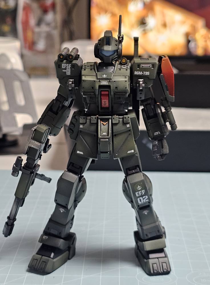 Just Build Model 做模型就對了！ | HG吉姆斯巴達完成分享，由於今次想比較有軍事味，所以主色用左MR COLOR#511 軍 ...