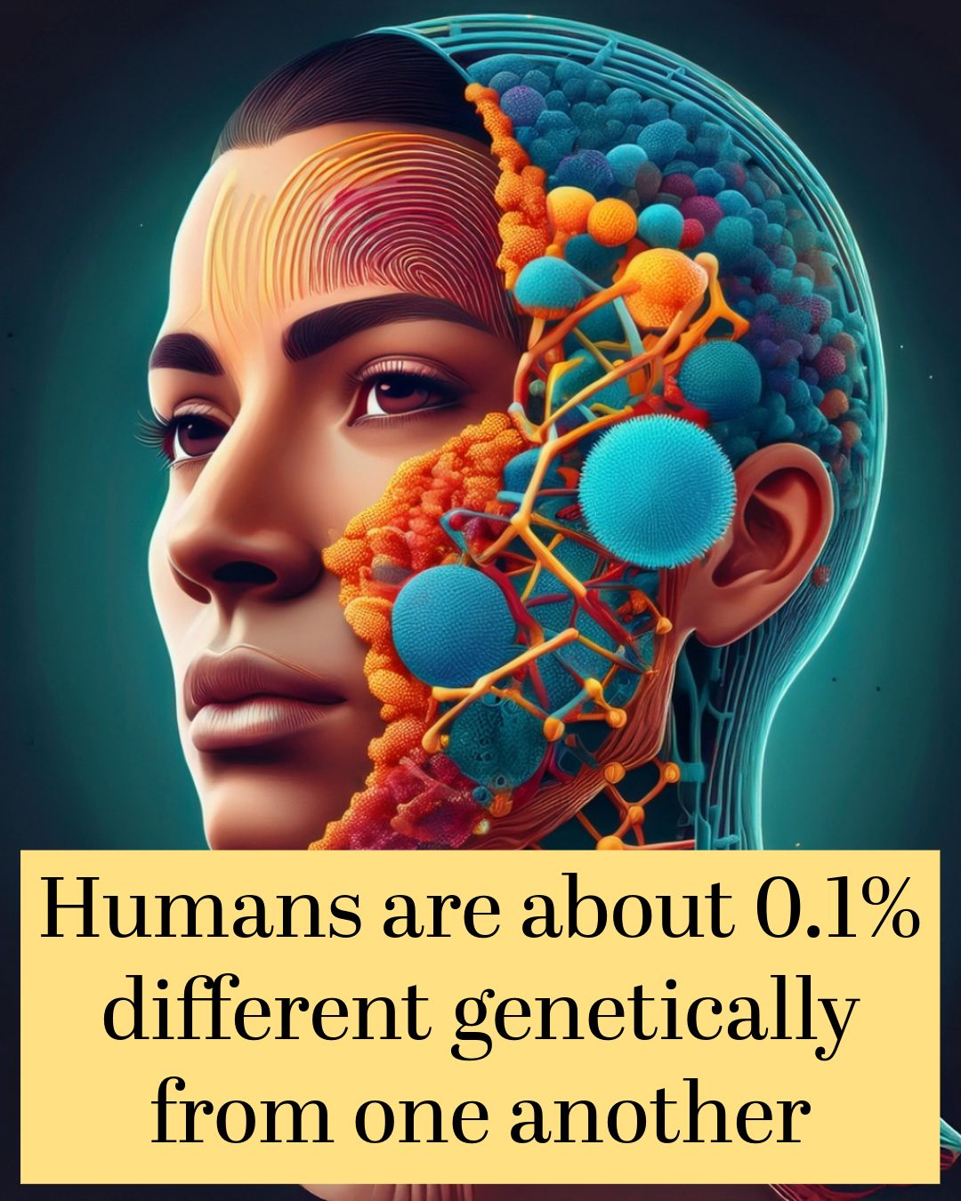 Science Acumen - On average, any two humans are about 0.1%...