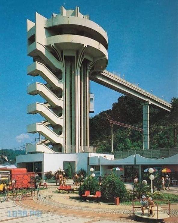 Soc Mod - The beach elevator tower at Dagomys Health... | Facebook