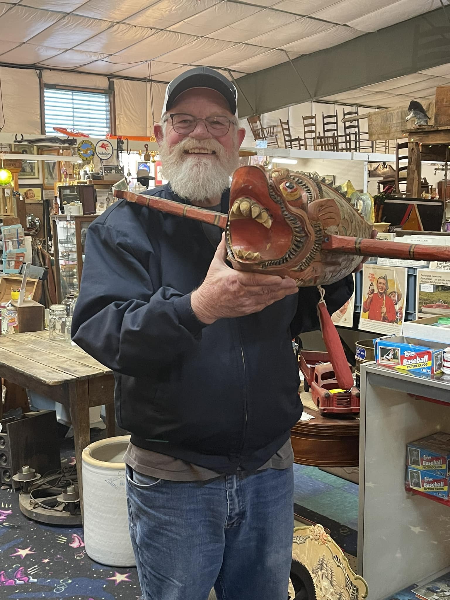 Mike checks out some antique doors. See more in this clip from
