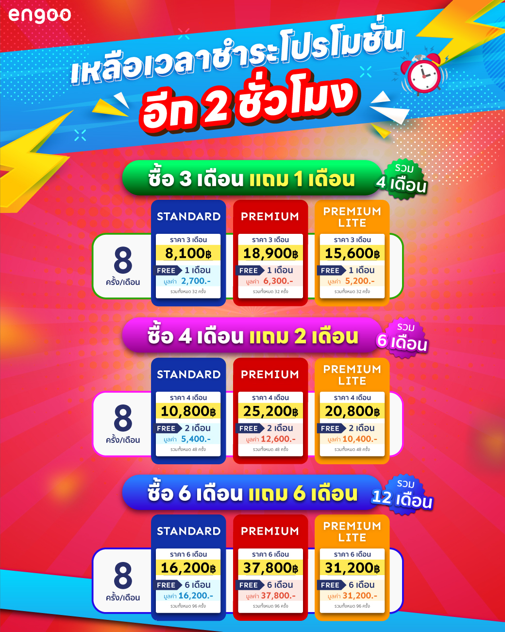 ‼️2 ชั่วโมงสุดท้าย กับโปรโมชั่น... - Engoo ภาษาอังกฤษออนไลน์