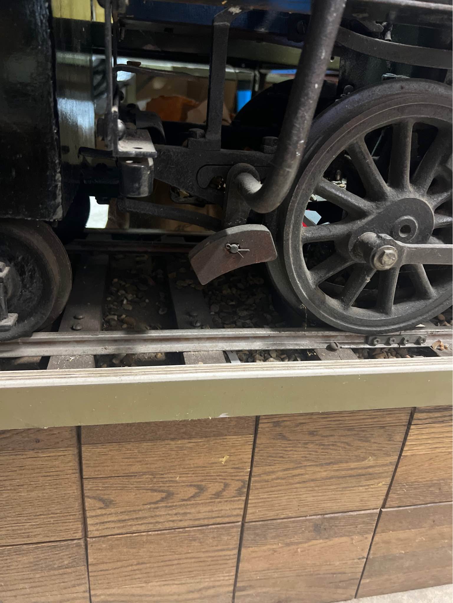 Hand made, 6’ long, functioning steel locomotive, model train. One of a ...