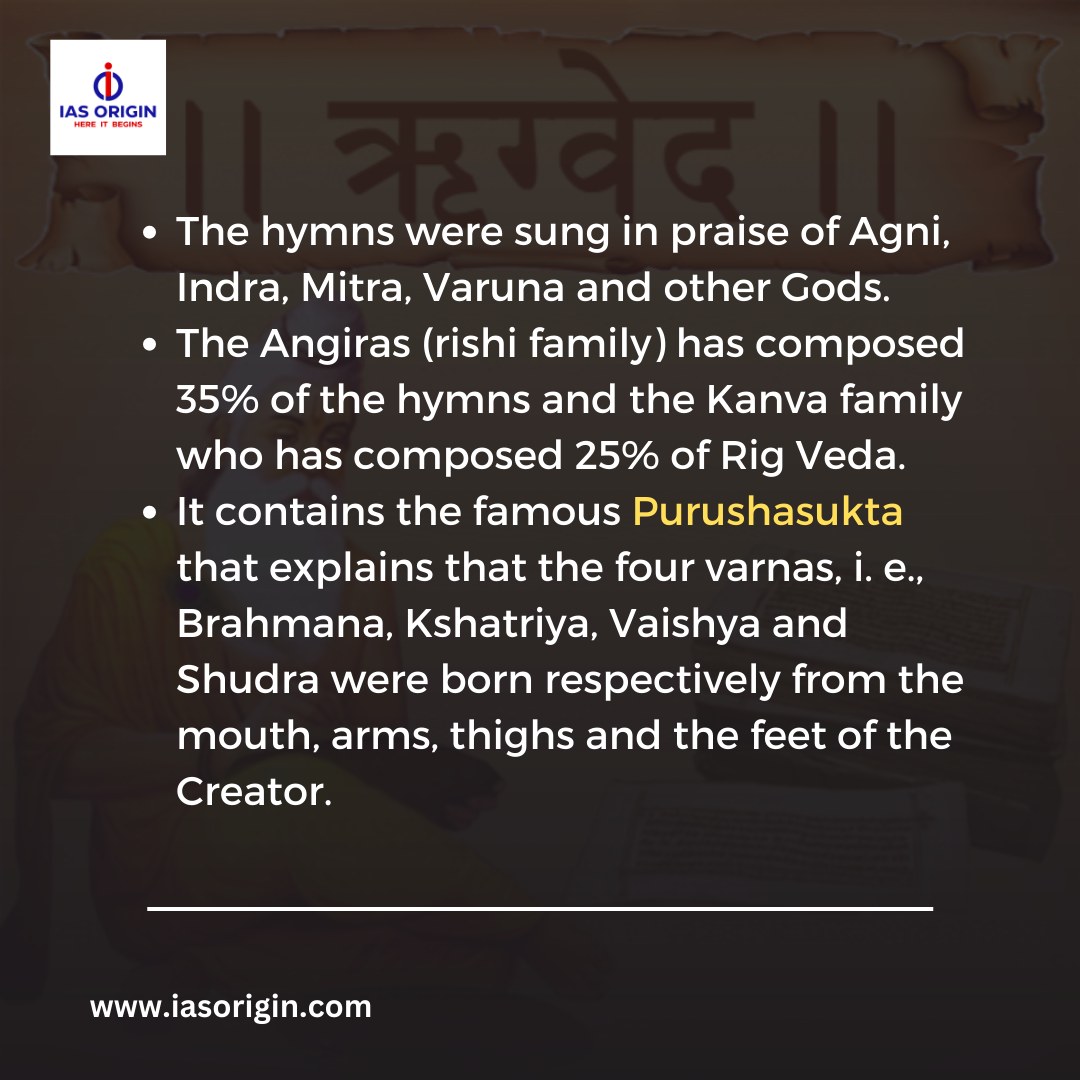 IAS Origin - Did you know? #RigVedaFacts The Rig Veda,... | Facebook