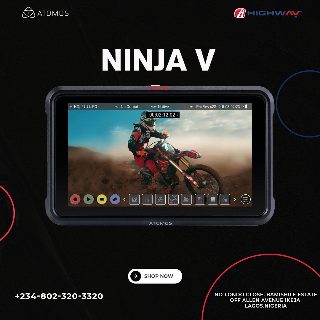 The Atomos Ninja V 5" 4K... - Highway Audio Visual Services | Facebook