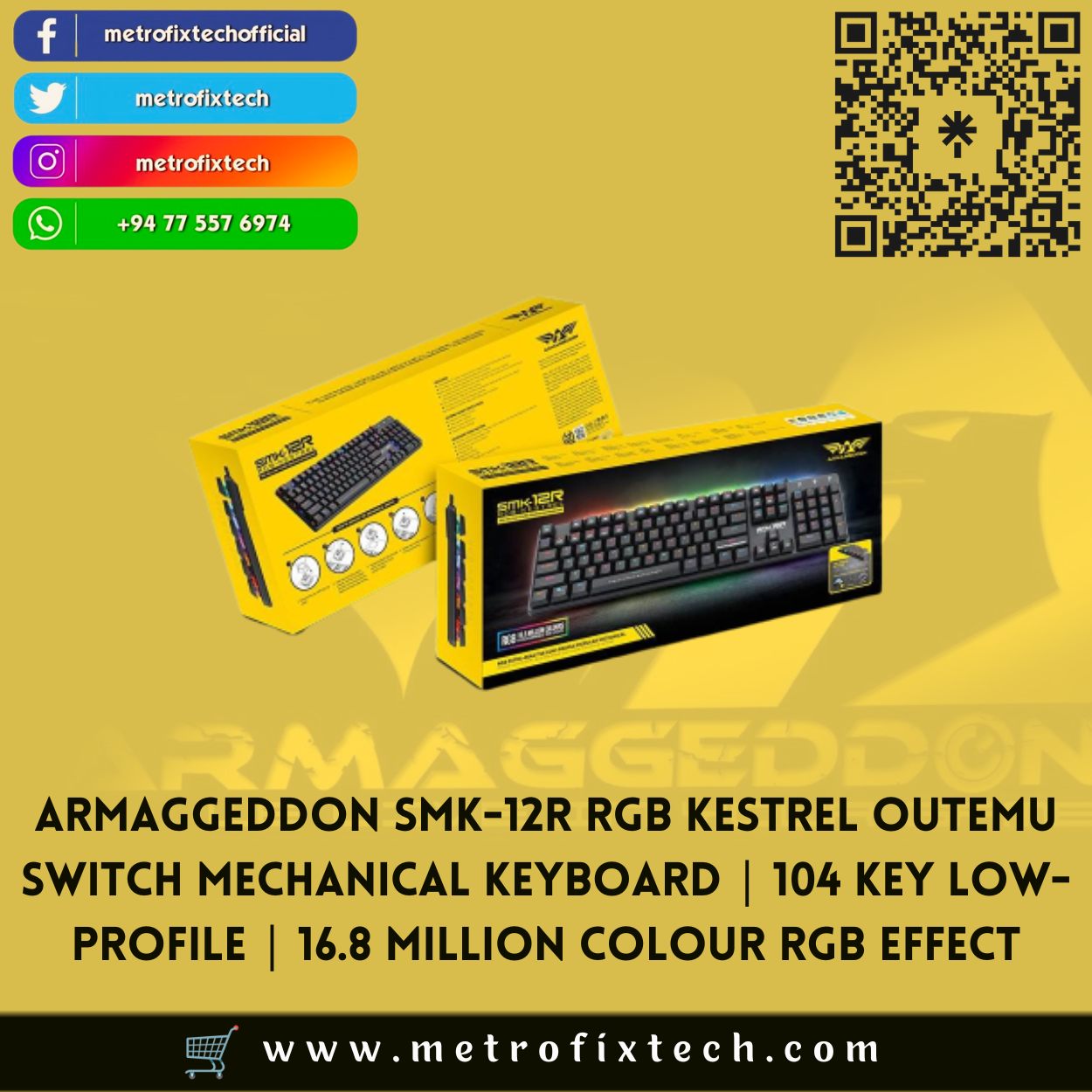 AJAZZ X NACODEX NK68 | 65% Mechanical Gaming Keyboard (Hot