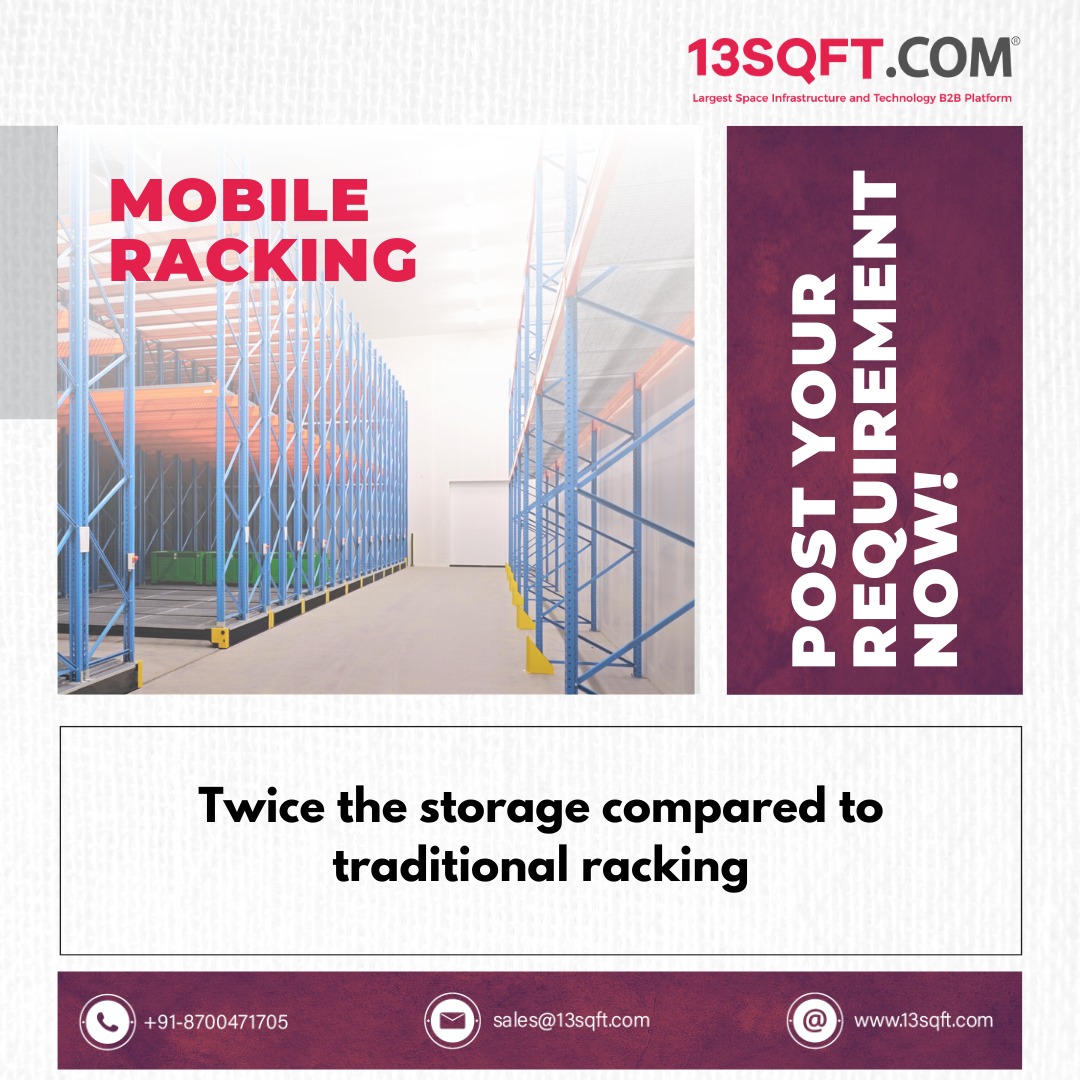 13SQFT.com - The Mobile Racking System is a high-density... | Facebook