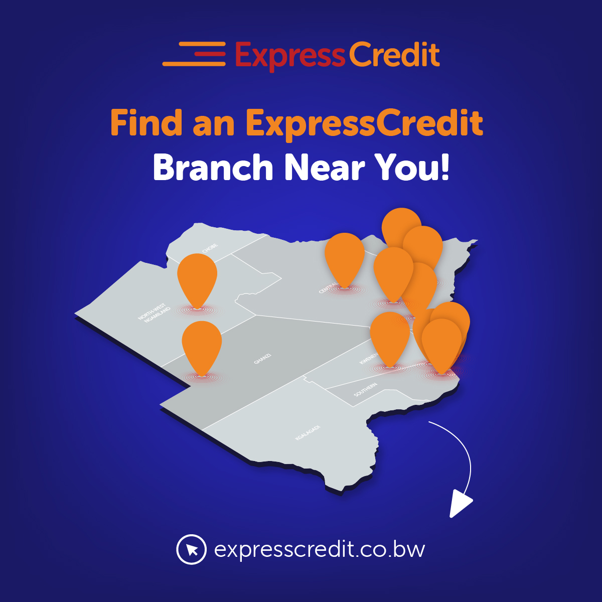 Expresscredit.co.bw - Find an ExpressCredit Branch Near You! With 10 ...