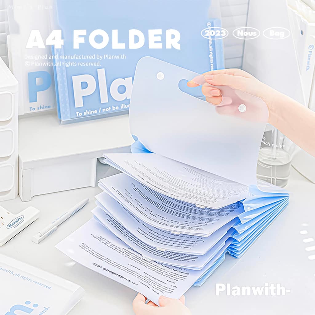 Mimi's Plan - Big Plan Folder แฟ้ม A4 แบบมินิมอล 🗂️...