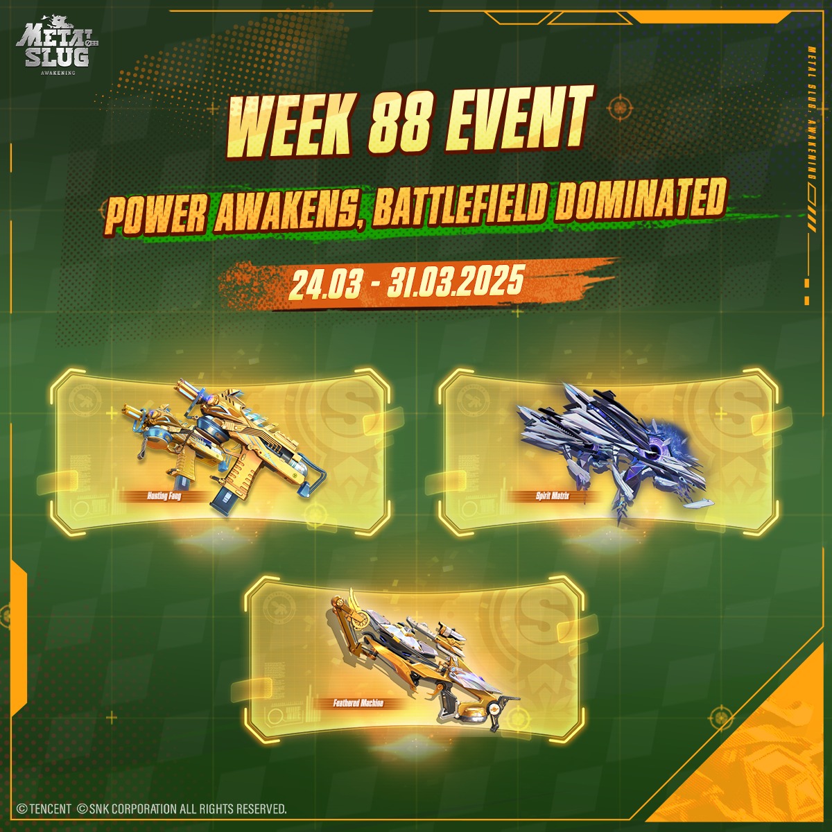 🔥 Week 88 Event – Awaken Power,... - Metal Slug: Awakening | Facebook