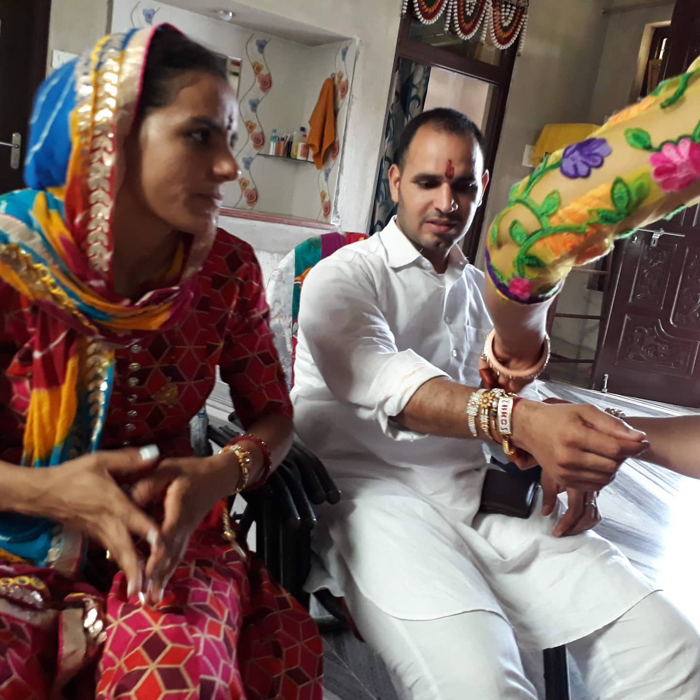 Today we are celebrating Raksha... - Tour guide Sameer