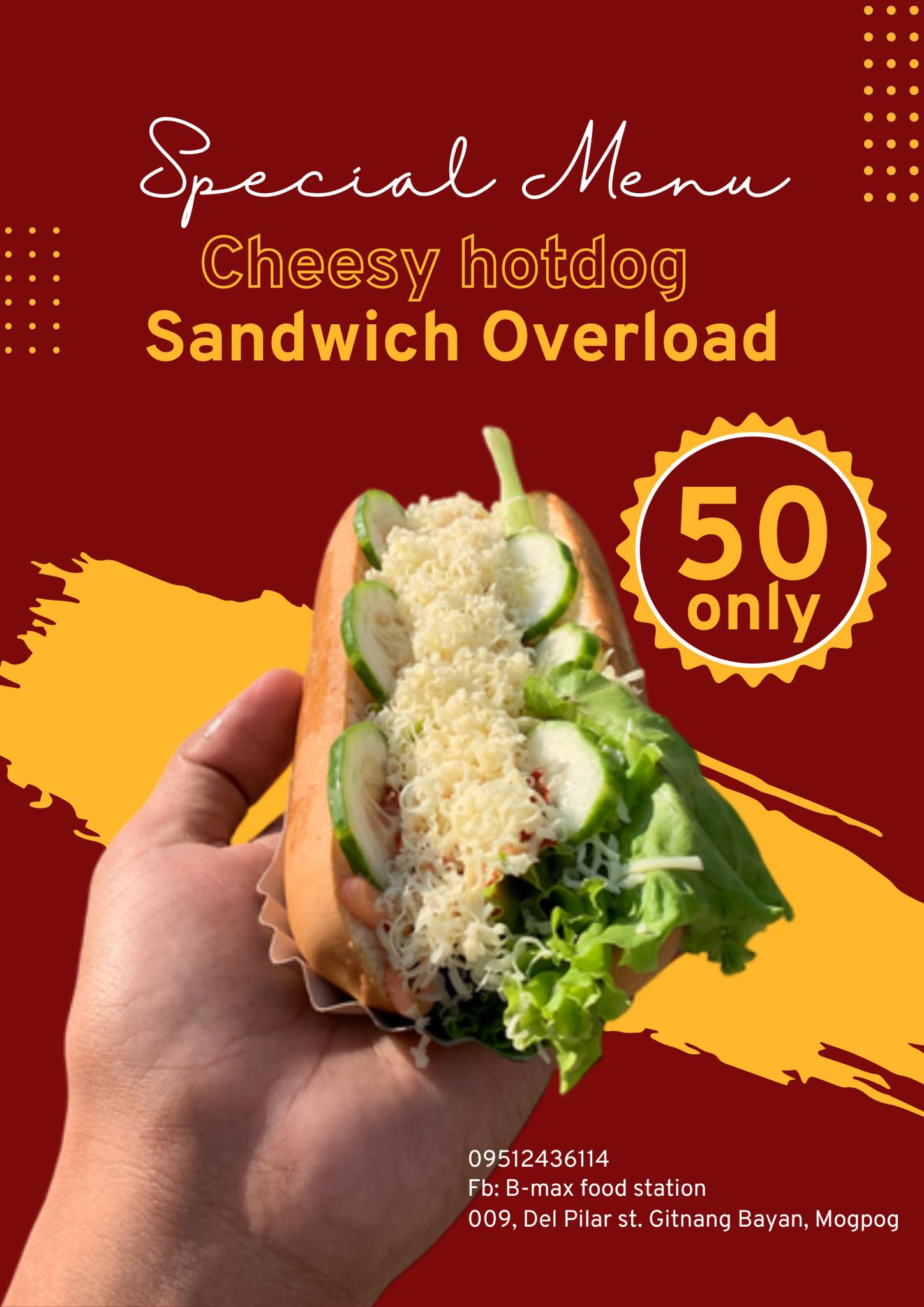 B-Max - Masarap na meryenda? Dito kana mag Cheesy hotdog sandwich ...