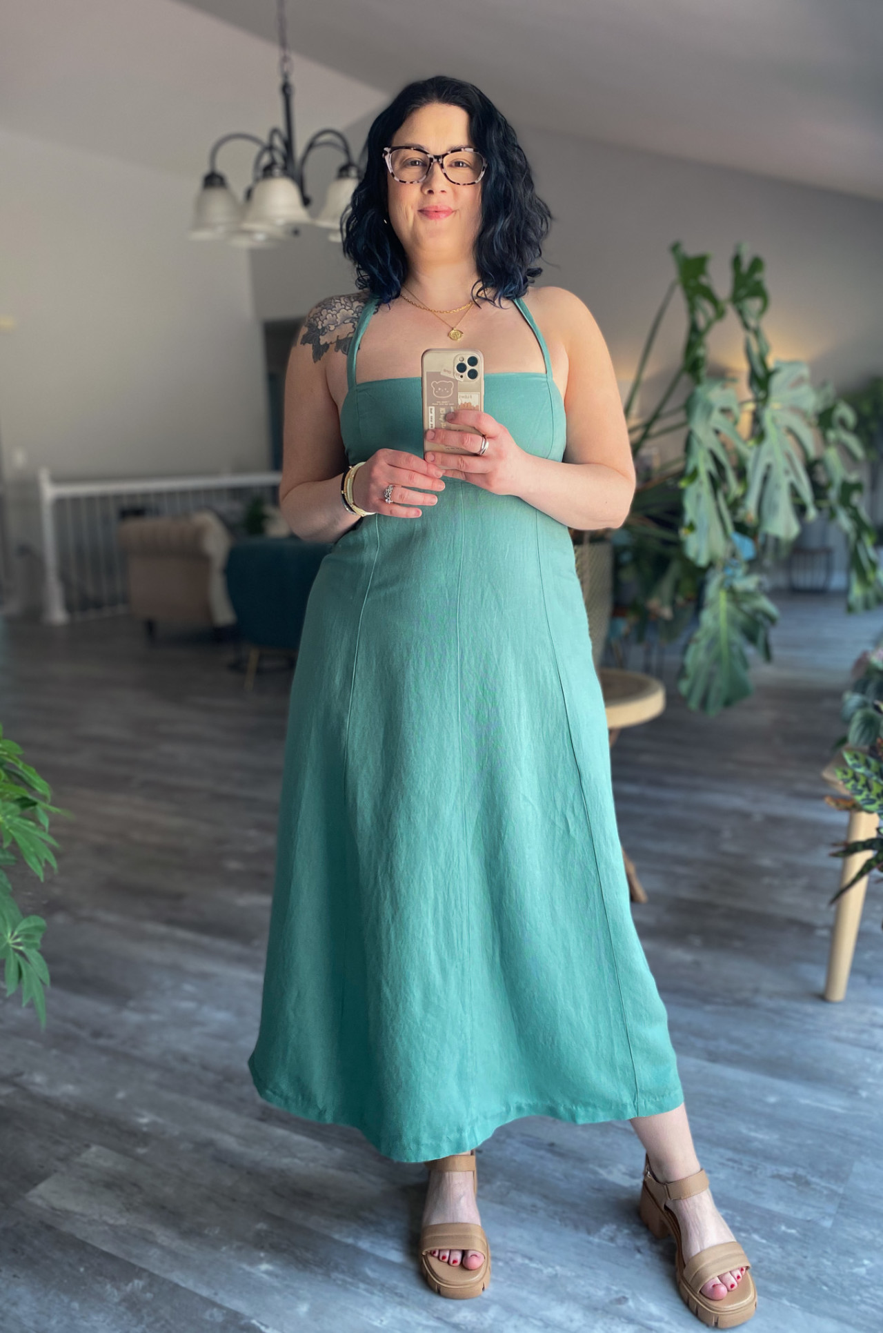 madewell green linen dress This lightweight, jade-colored is an extra 30% off right now (under $65) at as part of their Big Summer Sale. Personally, I'm tempted to pick up other items in not_bundle_set