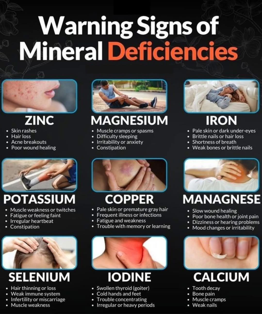 Florabel - Are You Lacking Key Minerals? 🤔 9 Warning Signs Your Body ...