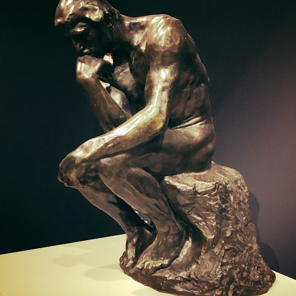 What is Rodin’s The Thinker thinking?🤔 - PrairieArt Studio