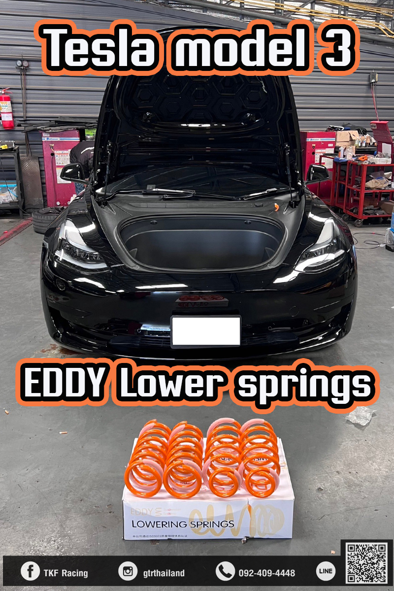 TKF Racing - Tesla model 3 x EDDY Lower springs 🏎💨💥 -... | Facebook